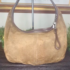 Suede Coach Purse
